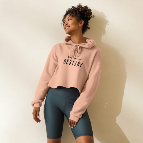 Victim of Destiny in Crop Hoodie